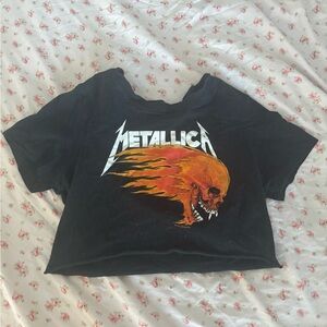 Metallica Crop Top